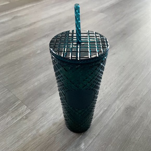 Starbucks 2021 Winter Holiday Emerald Green Jewel Venti Tumbler - Picture 2 of 3